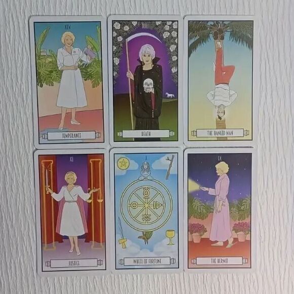 The Golden Girls Tarot Cards 78 Oracle Cards NIP Deck for Beginners - Picture 5 of 5